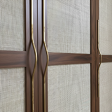 Unlacquered Brass Curved Cabinet Handle