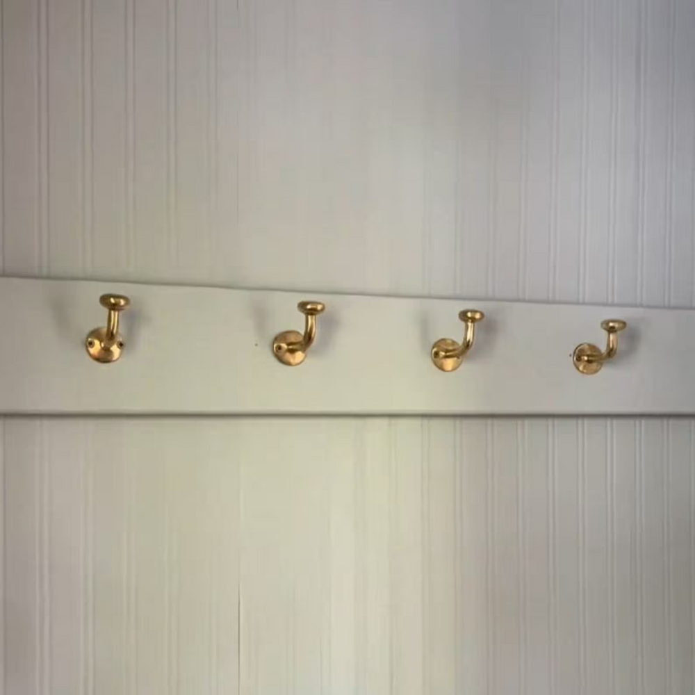 Unlacquered brass wall Hooks - Hooks & Hangers AzulSouk