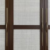 Unlacquered Brass Curved Cabinet Handle