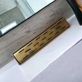 Solid Brass Linear Floor Drain