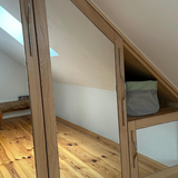 Unlacquered Brass Curved Cabinet Handle