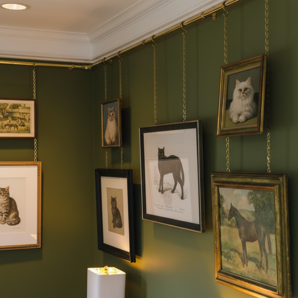 Handmade Picture Rail Hanging Kit