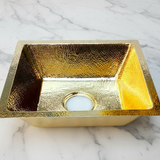 Luxury Hand-Hammered Brass Kitchen Sink