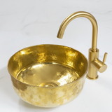 Solid Brass Round Vessel Sink