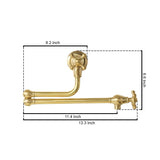 antique brass pot filler