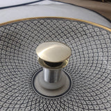 Unlacquered brass push up drain - drains and hardware AzulSouk