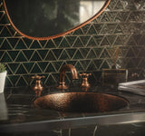 Copper Deck Mounted Bathroom Faucet - bathroom faucet AzulSouk