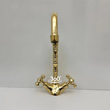 Unlacquered Brass Single Hole Faucet - kitchen faucet AzulSouk