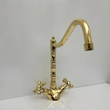 Unlacquered Brass Single Hole Faucet - kitchen faucet AzulSouk