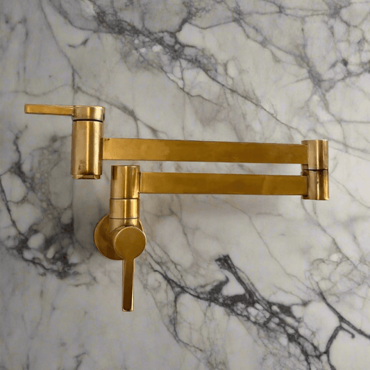 Unlacquered brass Pot Filler - Pot filler AzulSouk