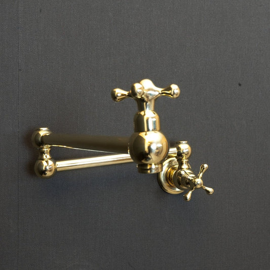 Unlacquered Brass Pot Filler - Pot filler AzulSouk