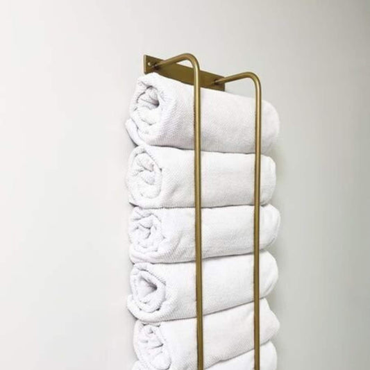 Unlacquered Brass Towel Rod Hanger
