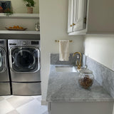 unlacquered brass towel hanger bar