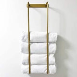 Unlacquered Brass Towel Rod Hanger