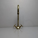 unlacquered brass bathroom vanity aucet single hole