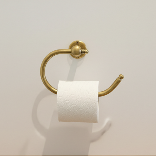 azulsouk - bathroom hardware - brass toilet paper holder