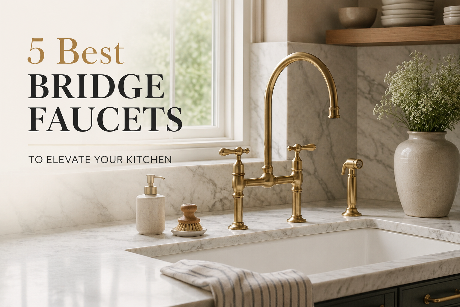 5 Best Bridge Faucets to Elevate Your Kitchen