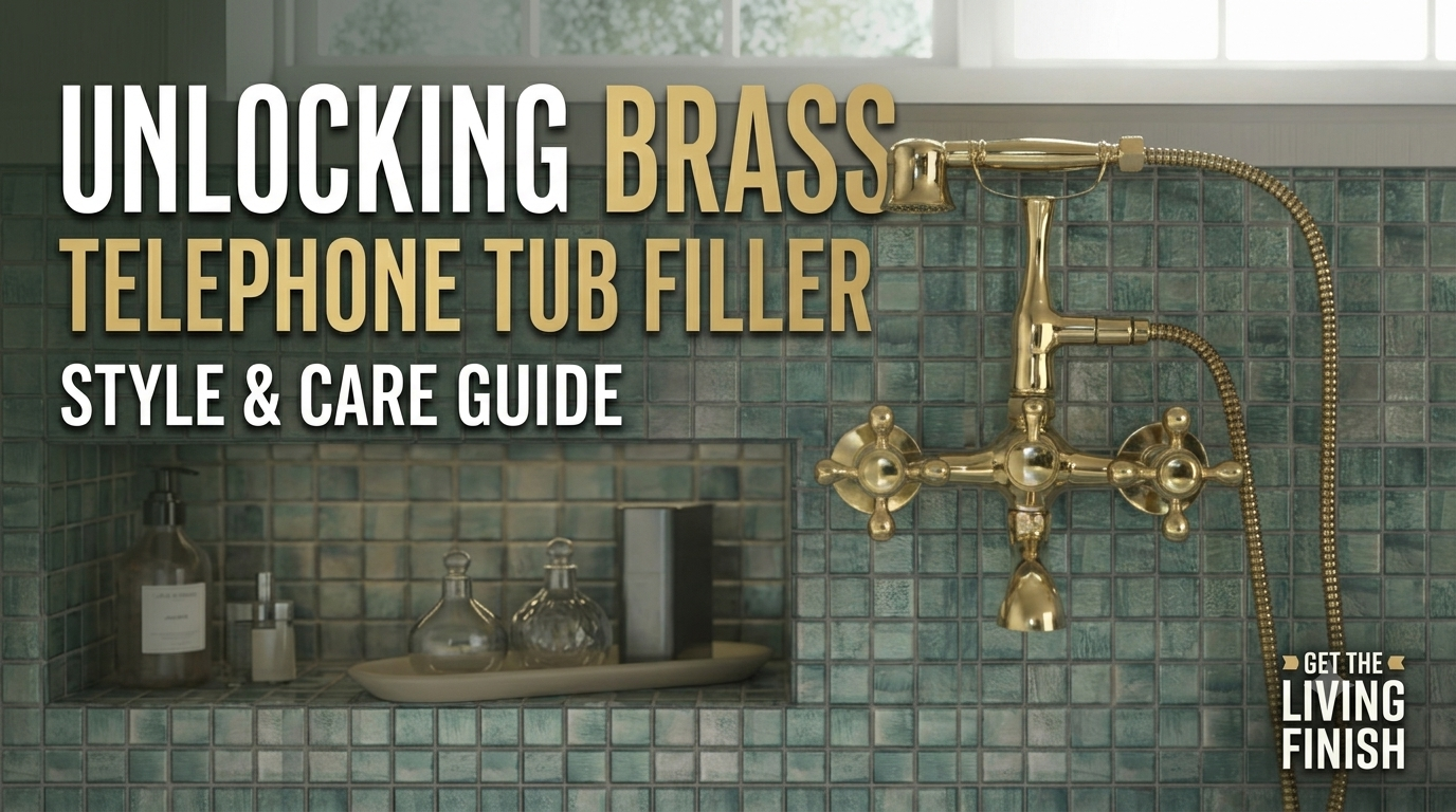 Why the Unlacquered Brass Telephone Tub Filler Is the Ultimate Bathroom Upgrade