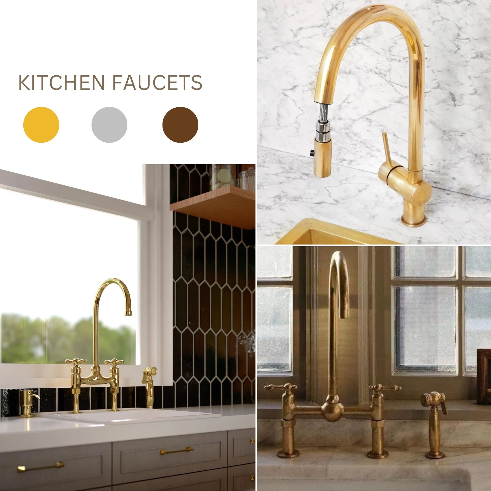 Best Unlacquered Brass Kitchen Faucets