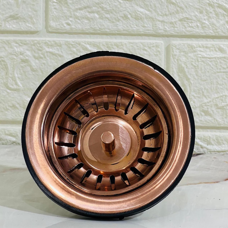 Copper Kitchen Sink Drain-zoom-