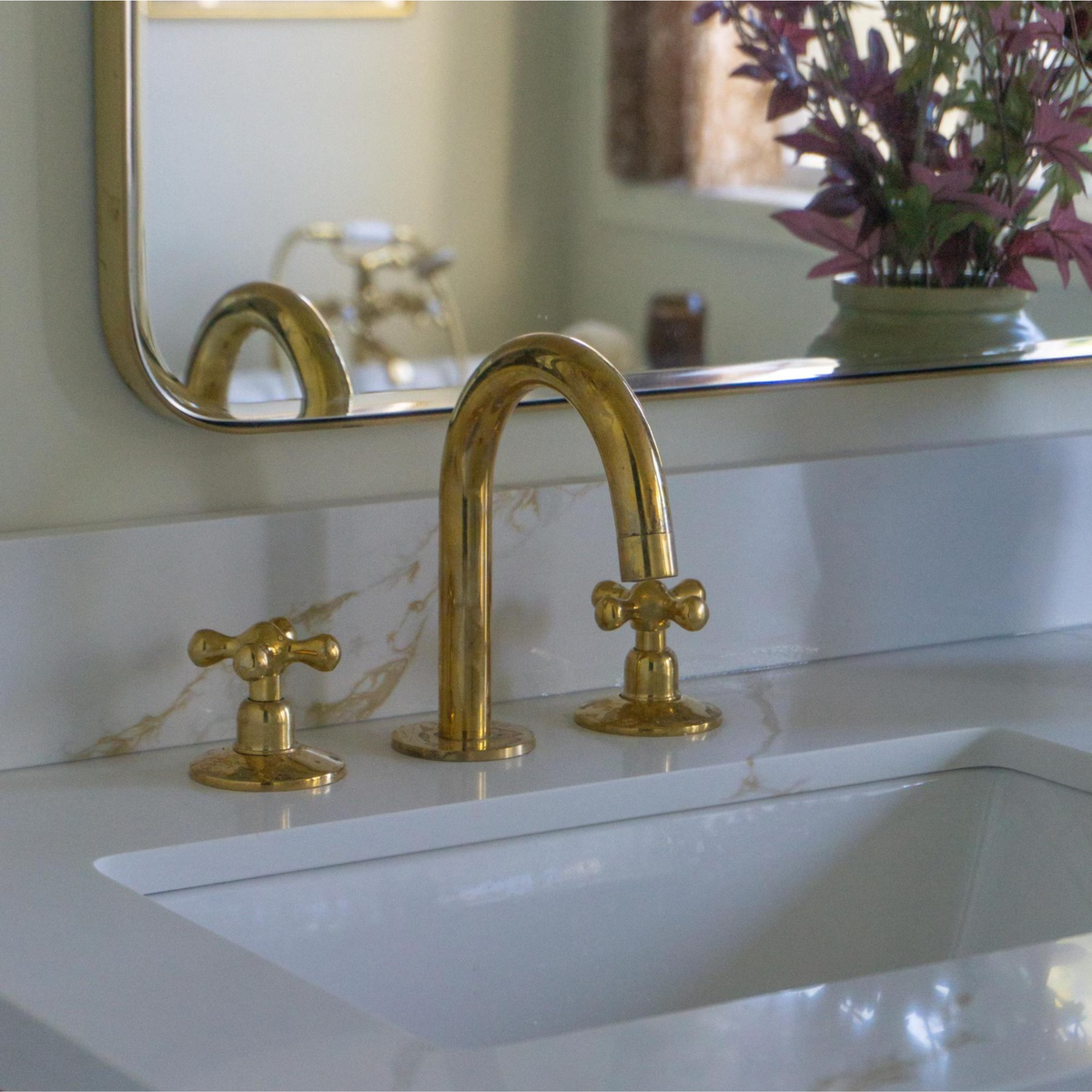3-Hole Deck Mount, Cross Handles
