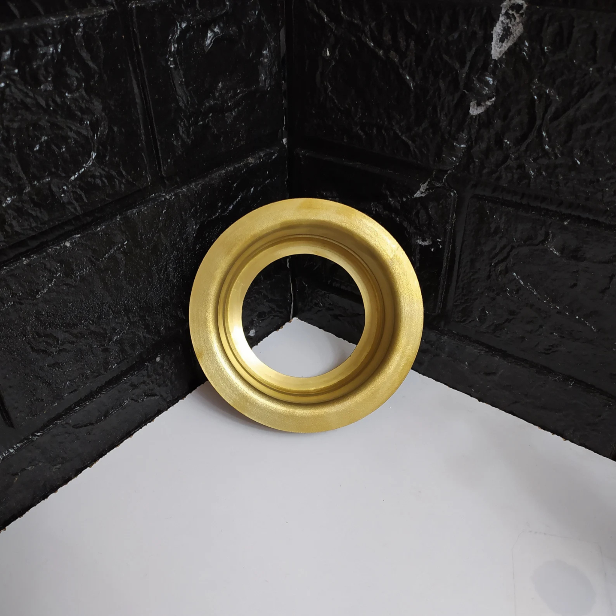 Unlacquered Brass Kitchen Sink Garbage Disposal-zoom-3