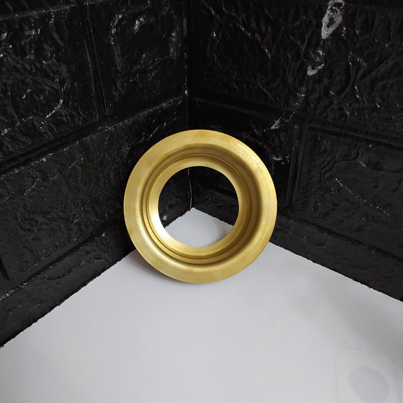 Unlacquered Brass Kitchen Sink Garbage Disposal-zoom-