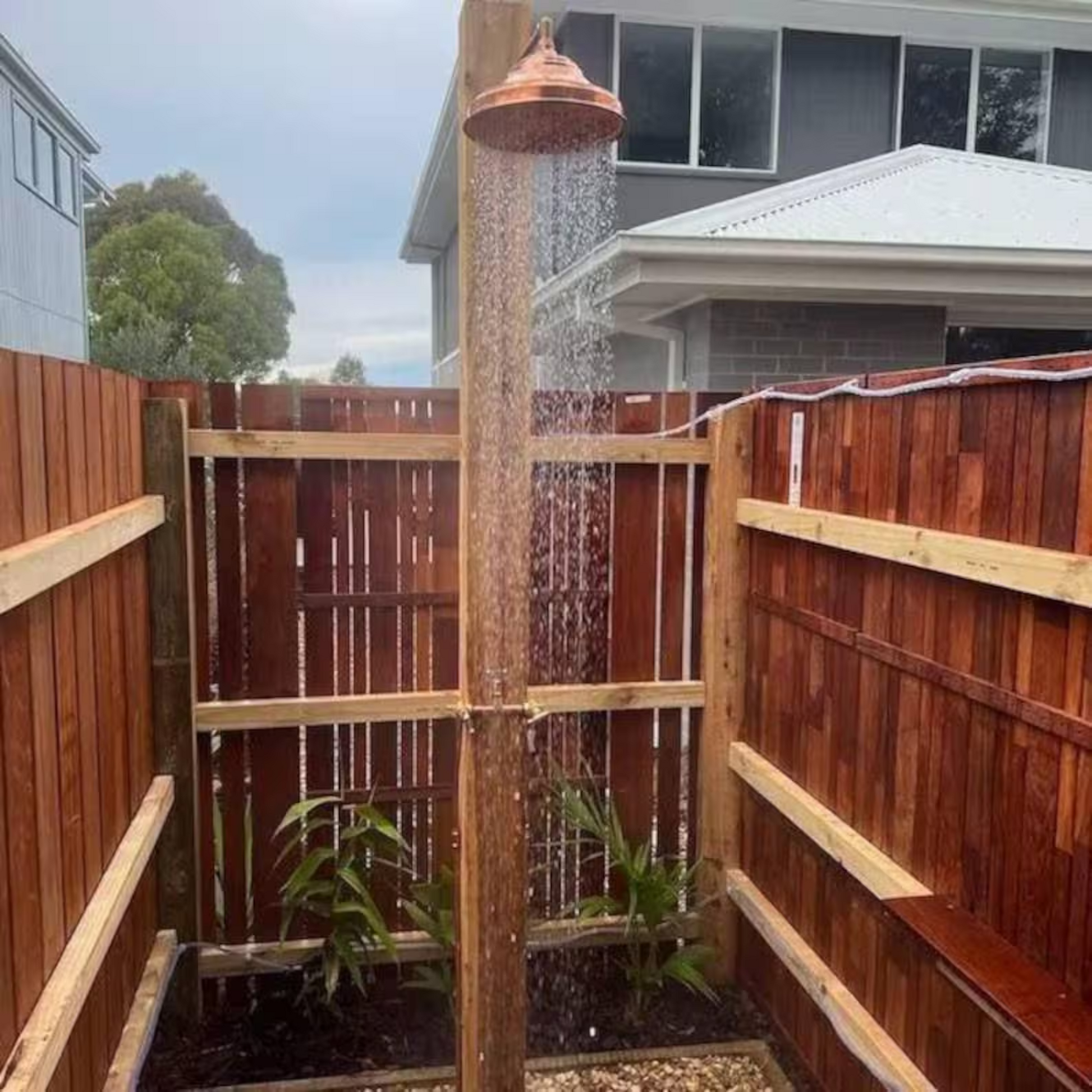 Outdoor Copper ShowerHead-1