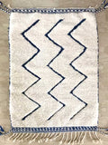 8x10 White Moroccan Rug - Modern Rugs AzulSouk