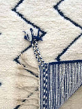 8x10 White Moroccan Rug - Modern Rugs AzulSouk