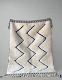 8x10 White Moroccan Rug - Modern Rugs AzulSouk
