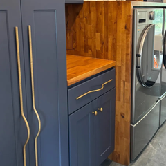 Brass Curved Arch Cabinet Pulls