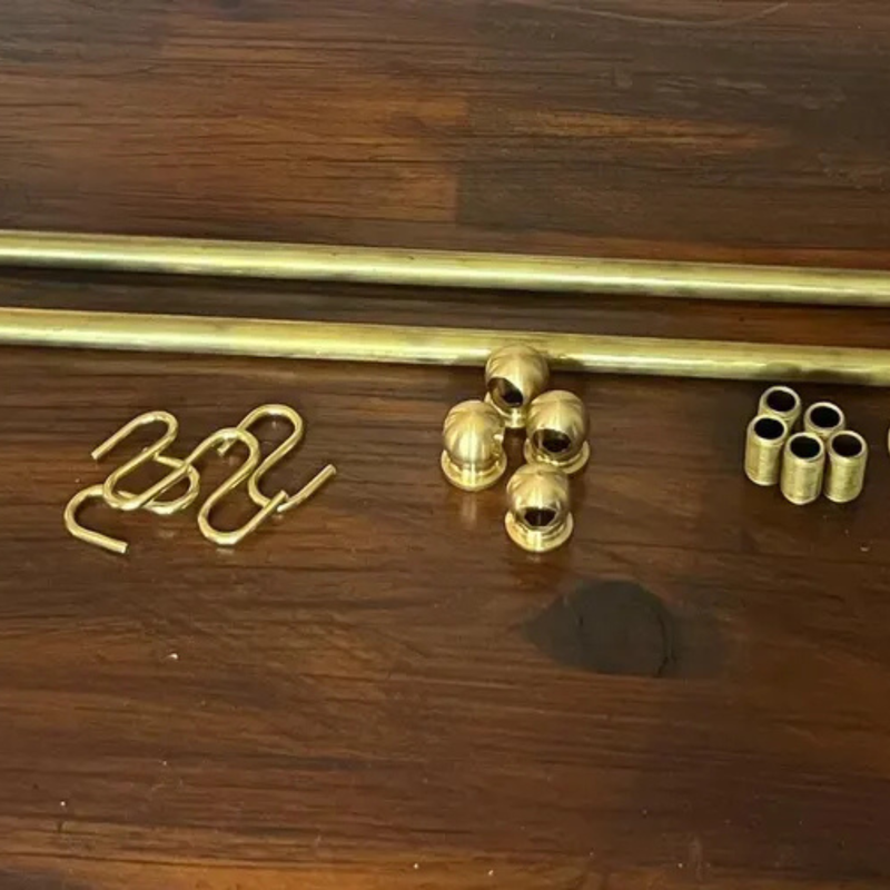 Unlacquered Brass Picture Rail-zoom-