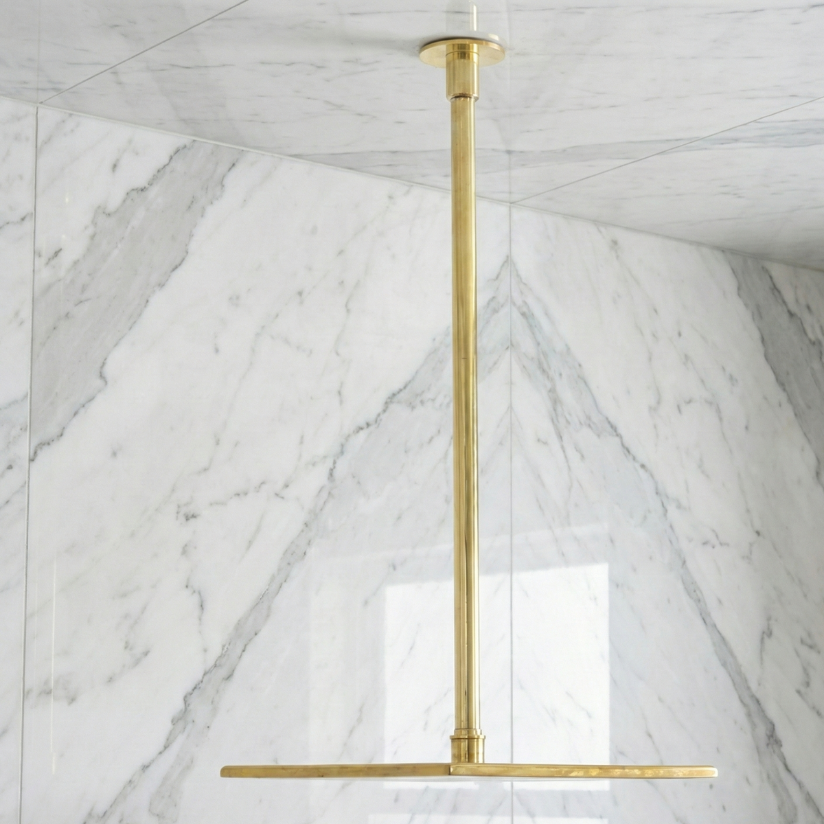 Brass Rainfall Shower System