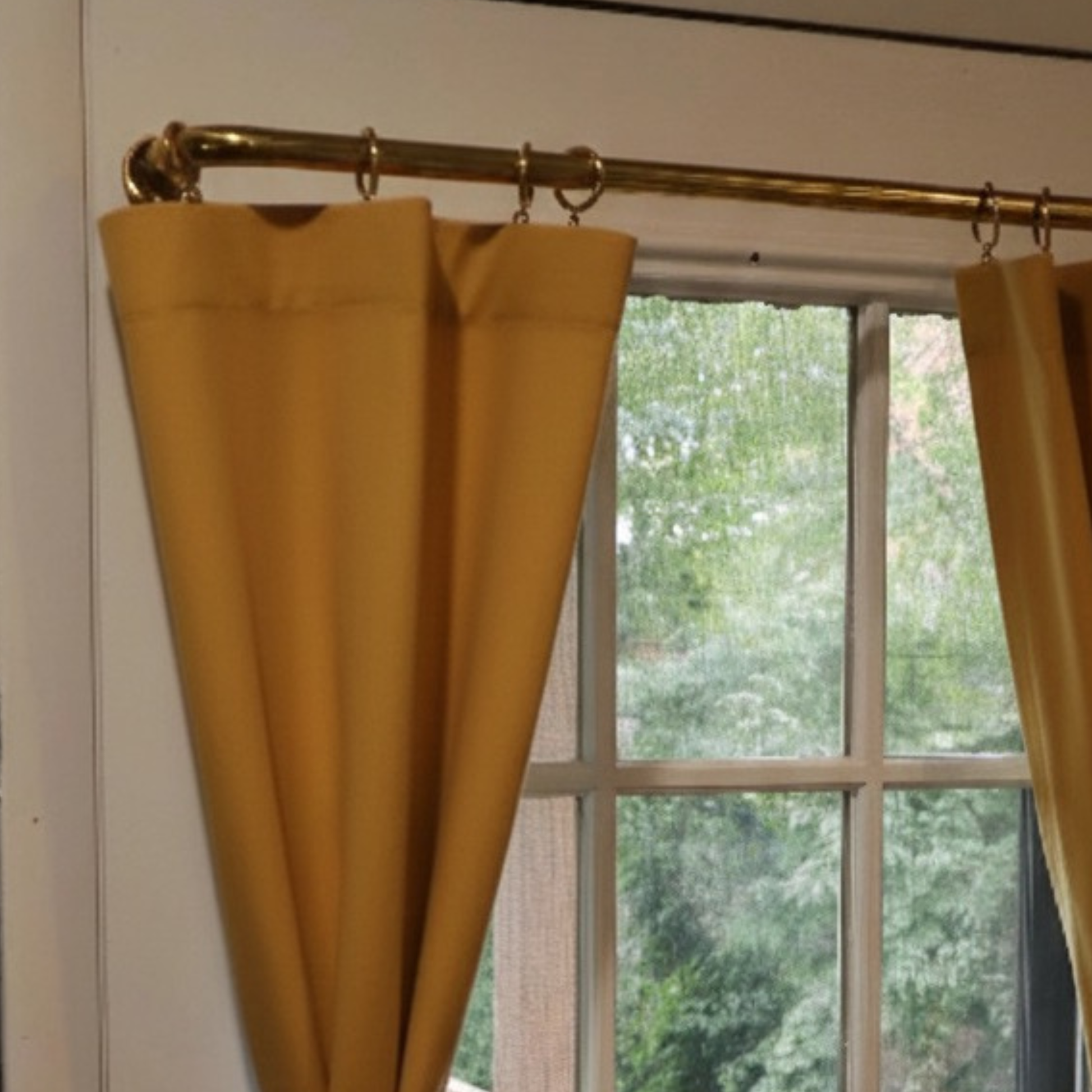 Brass Return Curtain