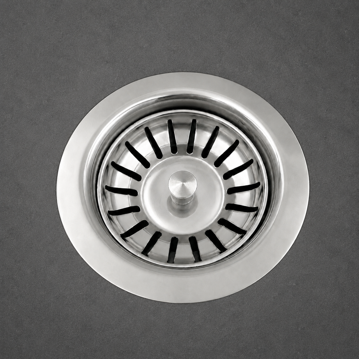Polished Nickel Sink Drain 3 1/2"