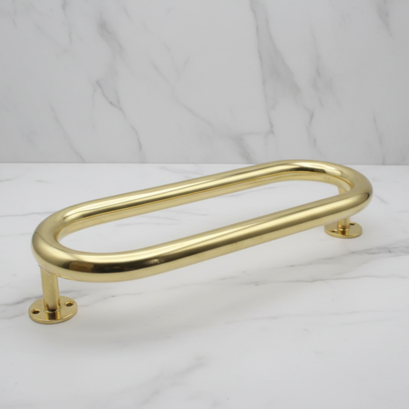 Unlacquered Brass Entry Pull Handle-zoom-