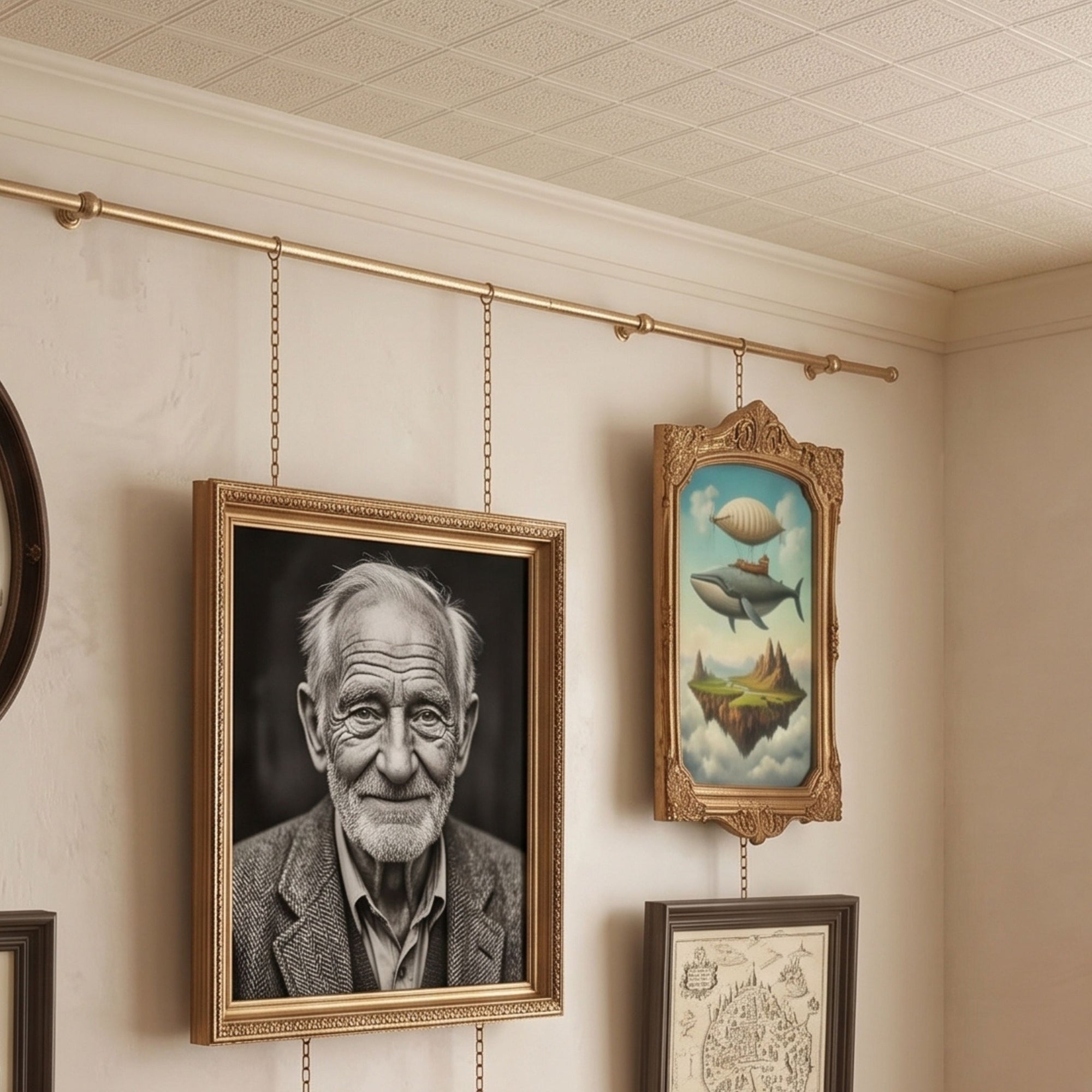  Gallery Wall Display Kit for Art Frames & Home Decor