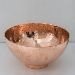 Hammered Copper Vessel Sink, 