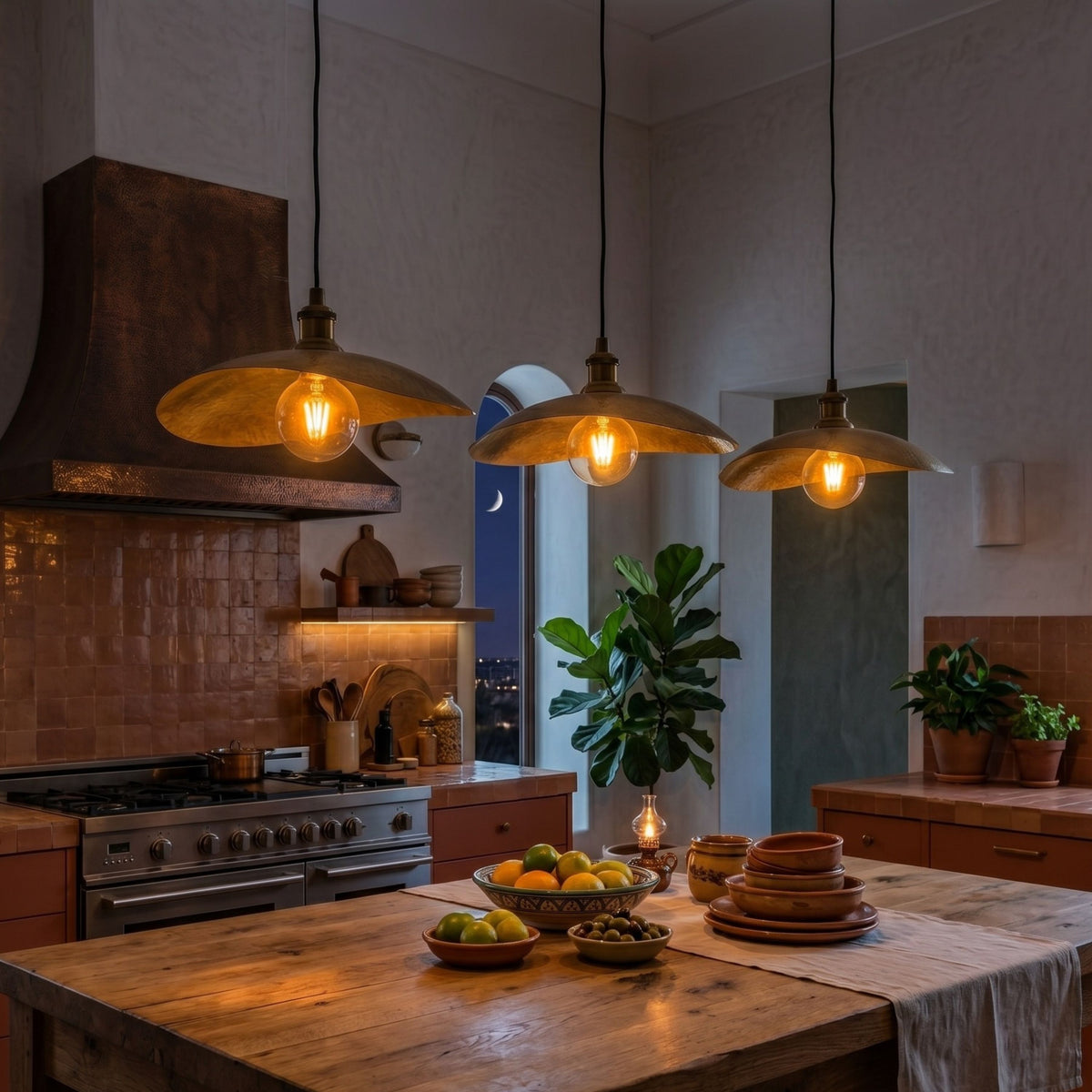 Hammered Pendant Ceiling Light 