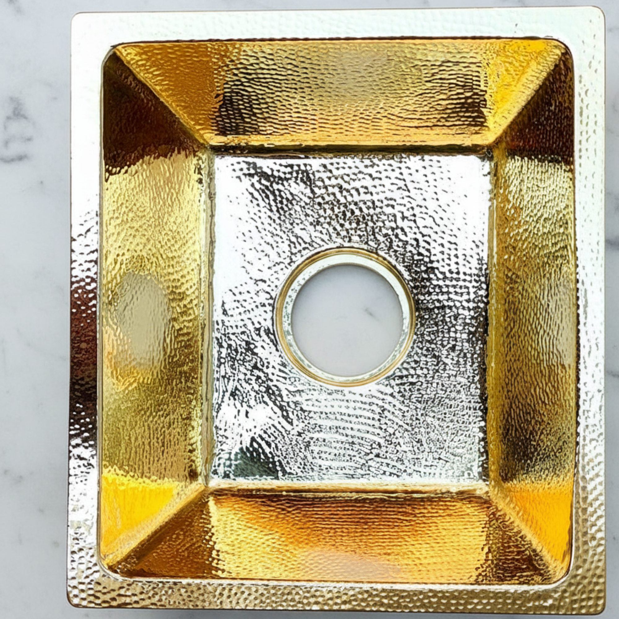 Hand-Hammered Kitchen Sink