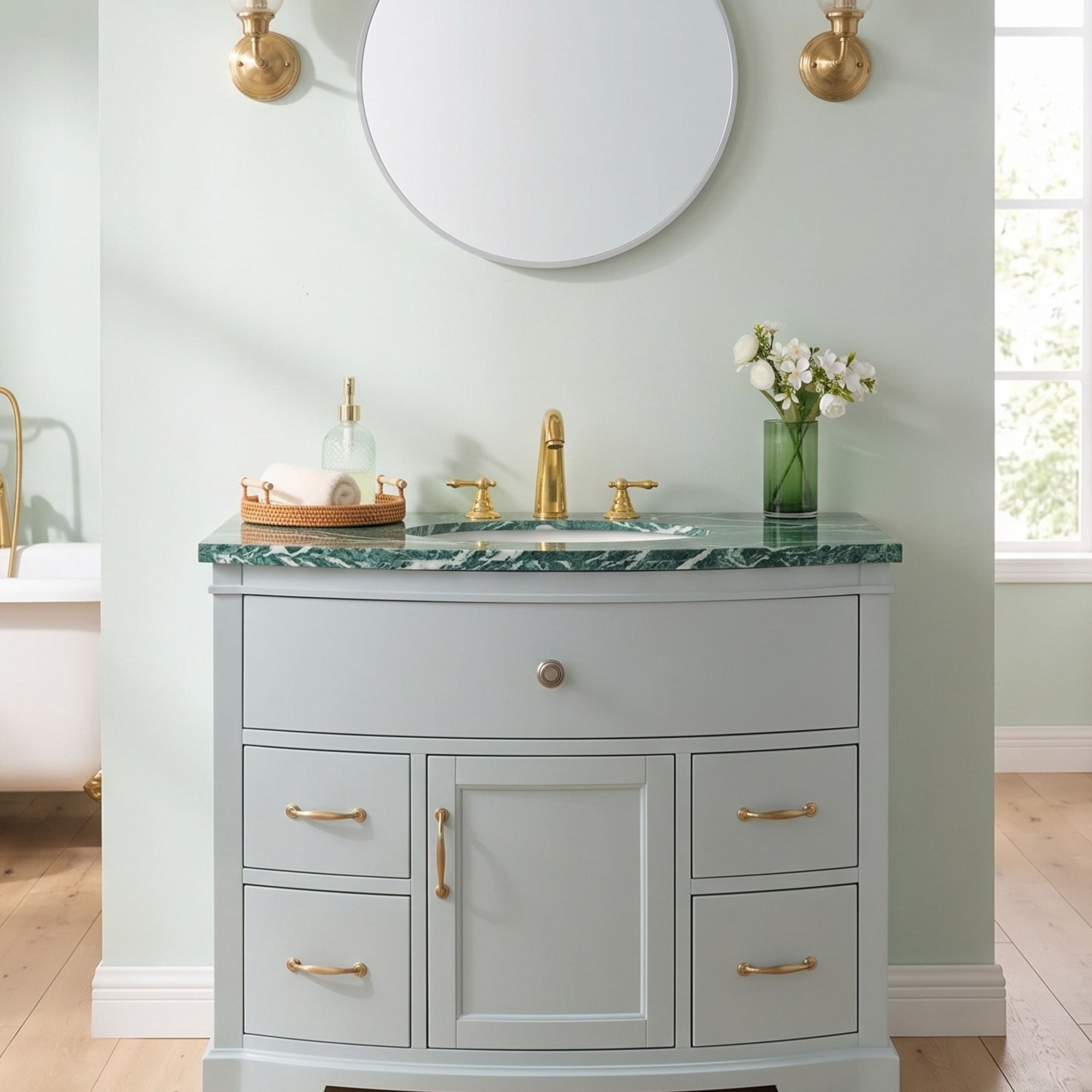 Handcrafted Gooseneck Sink Faucet