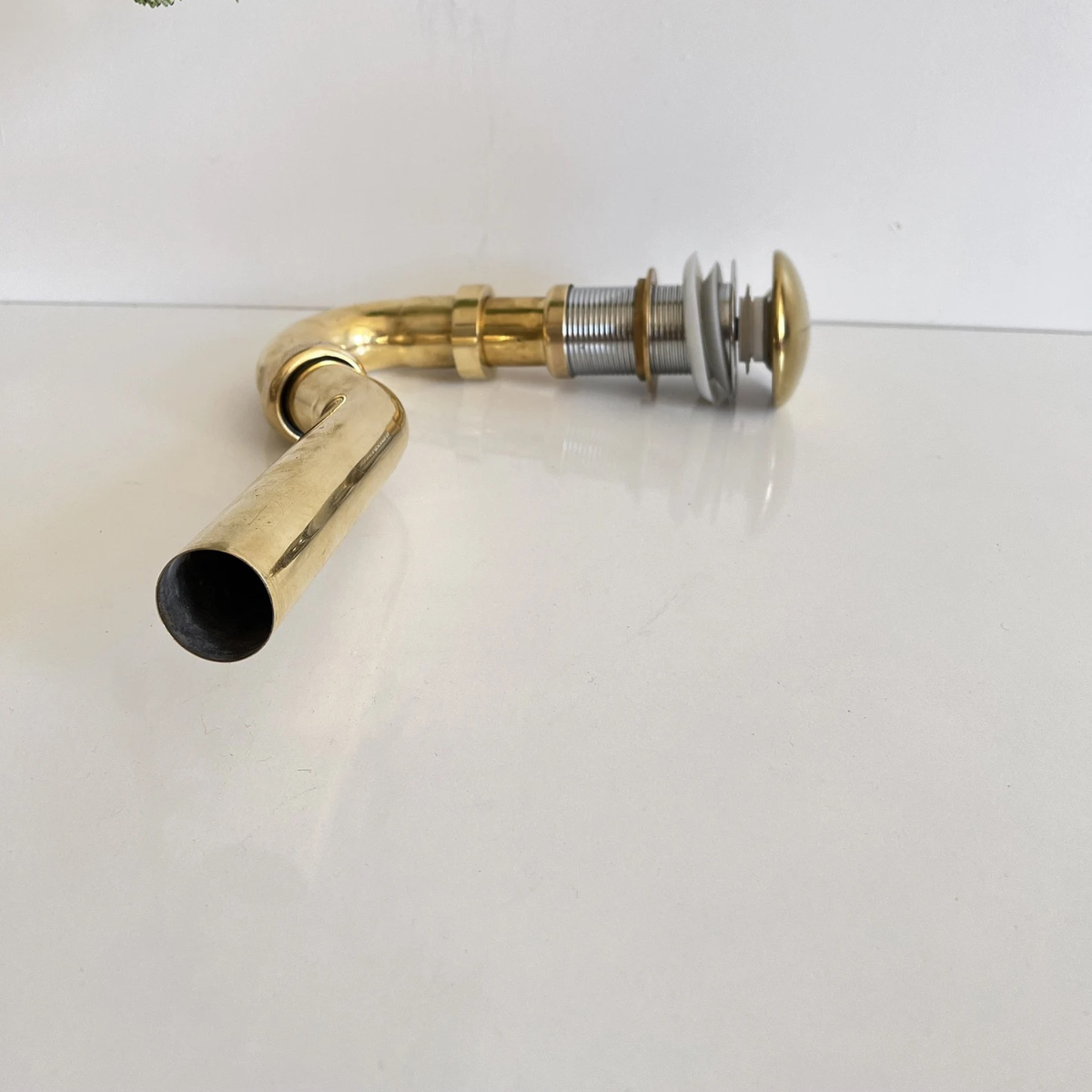 Handmade Unlacquered Brass P-Trap