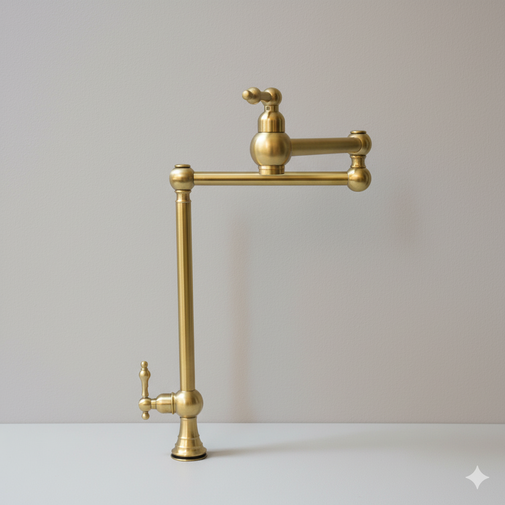 Handmade Vero Pot Filler Brass Kitchen Faucet