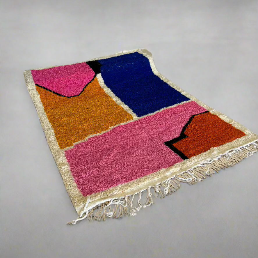 Heyra - Colorful Moroccan Rug - Vintage Rugs AzulSouk