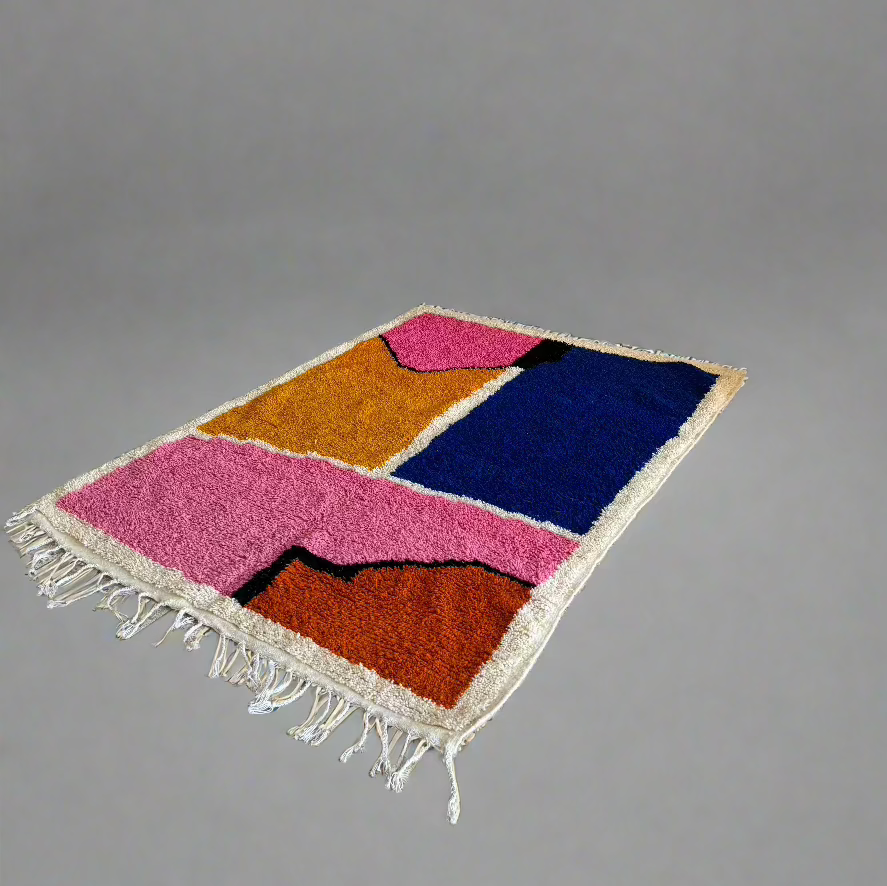 Heyra - Colorful Moroccan Rug - Vintage Rugs AzulSouk