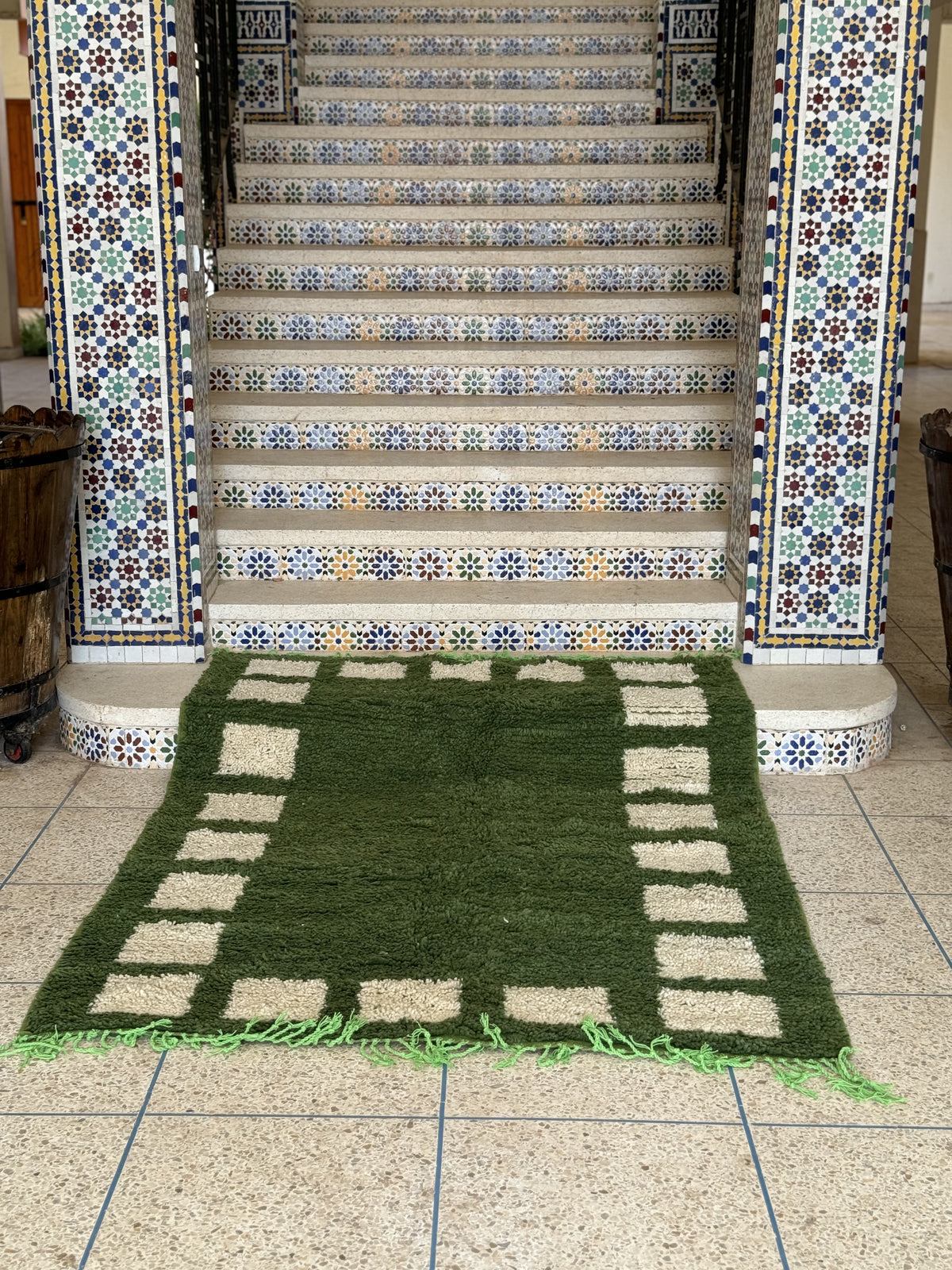 Olive Green Rug 5´ x 8´ - Ready Rugs AzulSouk
