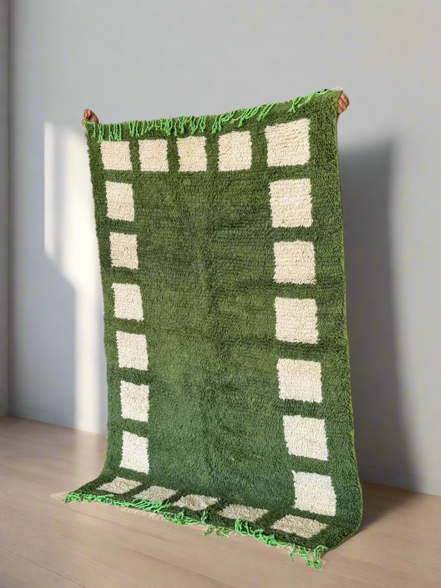 Olive Green Rug 5´ x 8´ - Ready Rugs AzulSouk