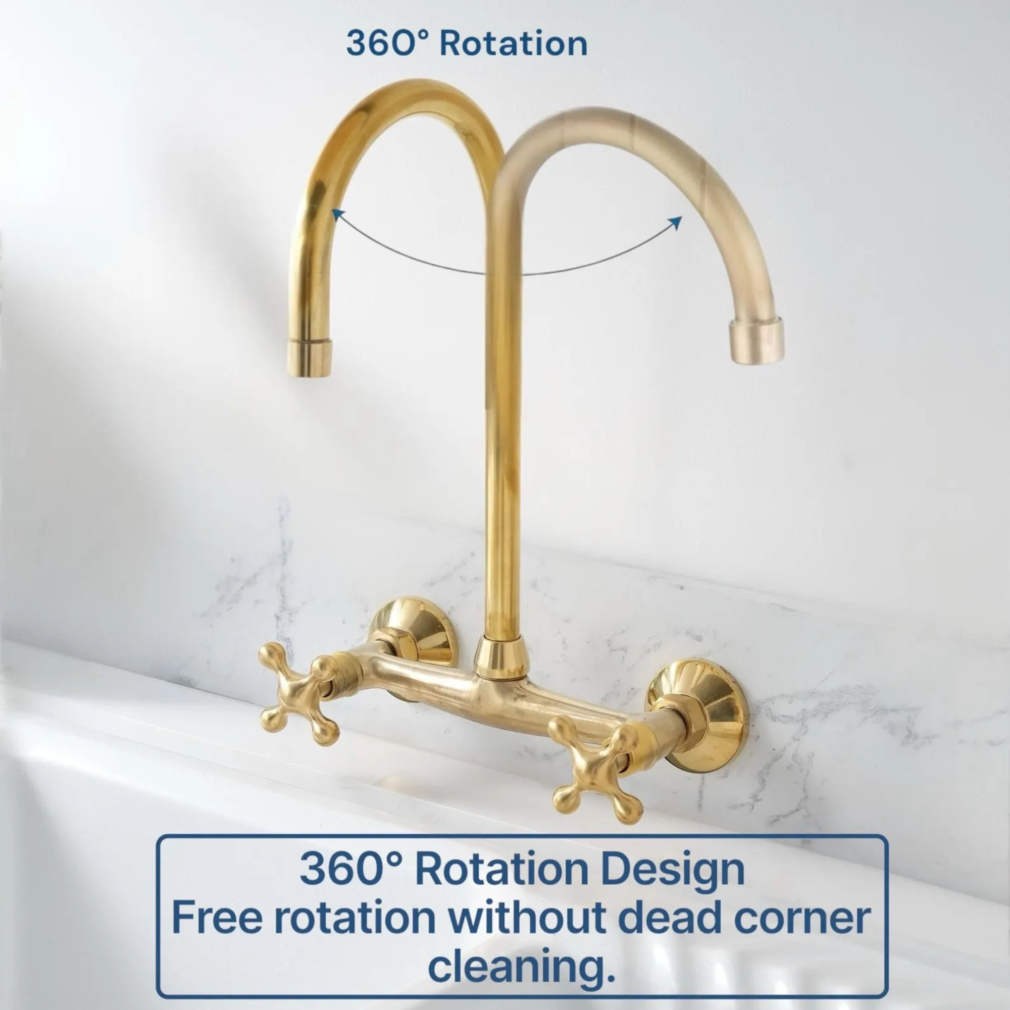 Solid Brass Kitchen Fixture