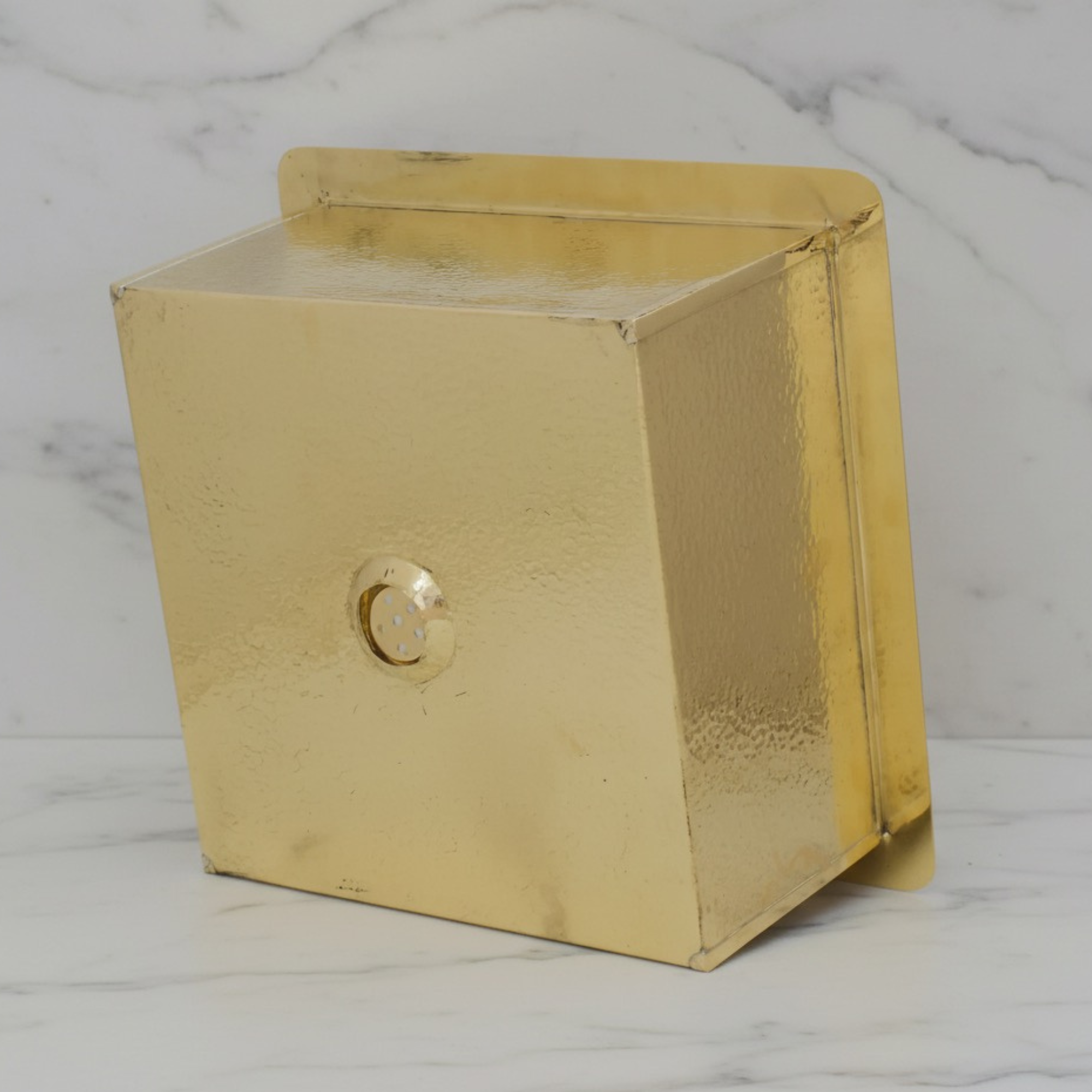 Solid Unlacquered Brass Undermount Hammered Sink, Kitchen Bar Sink
